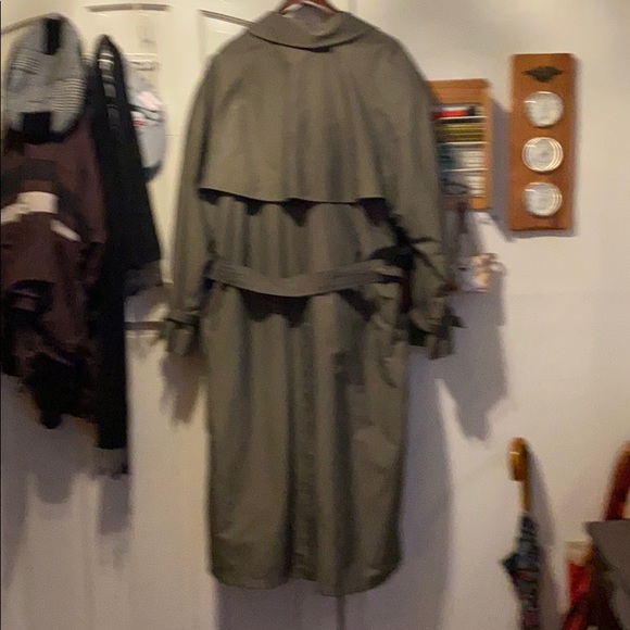 Kenneth Barnard Double layer trench, Khaki green - Picture 2 of 7